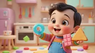 🎵 Snack Time Shapes and Colors Song 🍎🔺🎨 | Kids Fun Song | Nursery Rhyme & Baby Songs