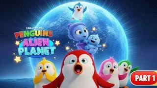 Five Little Penguins on Alien Planet 🌍👽 | Magical Kids Song & Story | Part 1