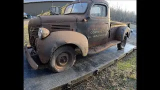 Bought a 1941 Plymouth pickup truck