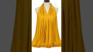 Cotton Jersey Hijab Scarf Long Muslim Shawl Plain Soft Turban Tie Head Wraps For Women