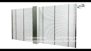 Indoor Curtain Video for shopping mall transparent led screen High Transparency HD Indoor Video Adve