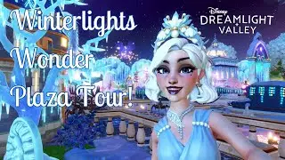 Winterlights  Wonder in the Plaza! Disney Dreamlight Valley.
