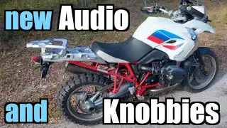 R1200GS with new Motoz Tractionator Rallz and getting the best out of DJI mic minis.