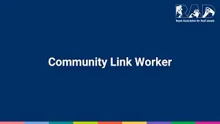 New, exciting job opportunity: Community Link Worker