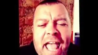 Grown man Crying like a baby
