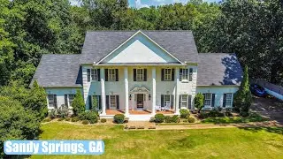 STUNNING Executive Mansion For Sale In Atlanta Georgia | Atlanta Georgia Real Estate