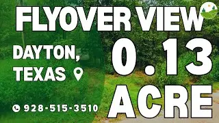 Fly Over - 0.13  acre land for sale in Dayton, Texas [003620-000017-002]