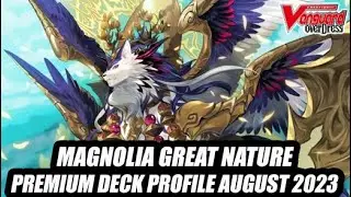 Magnolia Great Nature! Cardfight Vanguard Premium Deck Profile August 2023