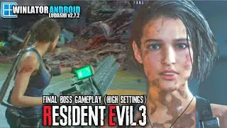 Resident Evil 3 Remake on Android Winlator Ludashi Gameplay Test (FINAL BOSS) | Snapdragon 8s Gen 3