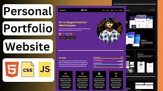 🚀🔥 Build a Responsive Personal Portfolio Website using HTML, CSS and JavaScript [2024]