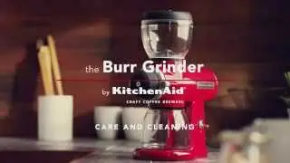 How To: Care and Clean the Burr Coffee Grinder| KitchenAid