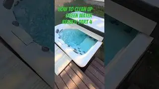 Green Hot Tub Water? Part 4 : The water after 24 hours of circulating No Phos!