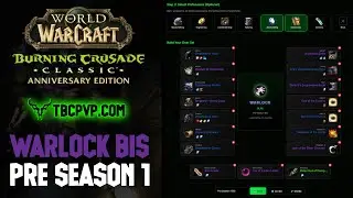 Ultimate Warlock PvP Pre-Season 1 BiS Guide 🟣 Updated TBC Anniversary