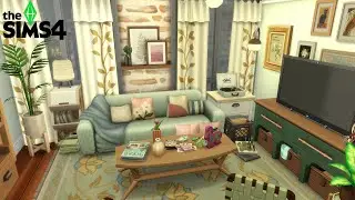 Single Mom's Apartment ~ The Sims 4 Speed Build {ASMR} {NO CC} {Music Only}