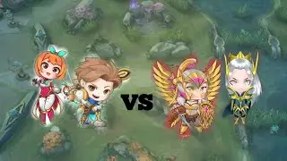 FREYA X ESTES VS ALUCARD X ANGELA!! TANDEM DUEL!!
