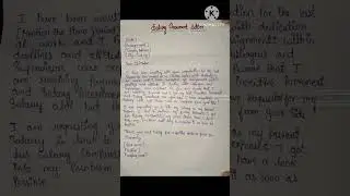 Salary increment letter #mehakkhan #secretstudy #letter #salary #salaryincrease #viral #shorts #easy