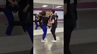 Learn this Level 4 Salsa Pattern with chest pop styling! 💃🔥 #salsadancing #socialdance
