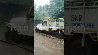 When it rains in Chandigarh #rainstorm #chandigarh #shorts