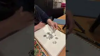 Draw with me floral art step by step #art #flowers #drawing