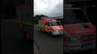 Feuerwehr Nidderau - Einsatzfahrt HLF1 und TSF-W1