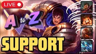 A-Z Support Challenge - G Today | FULL TRYHARD (Garen, Gnar, Gragas, Graves, Gwen)