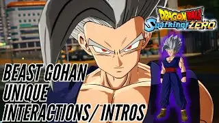 Beast Gohan Unique Interactions/ Intros - Dragon Ball Sparking Zero