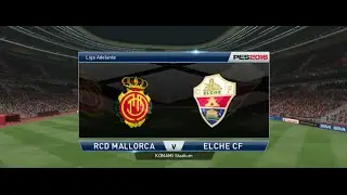 RCD Mallorca v Elche CF - Pes 2016 Gameplay (Master League)