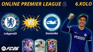 FC 26 Ultimate Team CZ | Lukypro29 vs Dominiiks - Premier League liga, 6. kolo | PS5 |