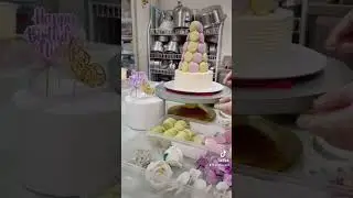 Macaron Tower Cake