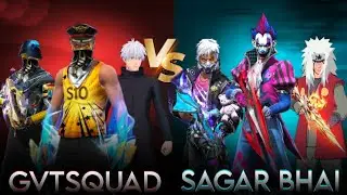 Three vs Three Best Game with God x uday , PN , Sagar bhai , and Huntar - Garena Free Fire 