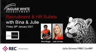 HR AND RECRUITMENT BULLETS- JAGUAR WHITE RECRUITMENT & PLAIN TALKING HR - VIDEO INTERVIEWS