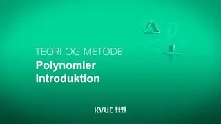 Polynomier introduktion