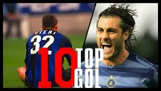 I 10 Gol pi&ugrave; belli di Vieri con la maglia dell'Inter