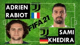 Adrien Rabiot vs Sami Khedira - FIFA 21 comparison