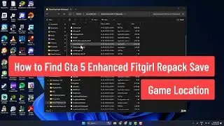 How to Find Gta 5 Enhanced Fitgirl Repack Save Game Location (2025)