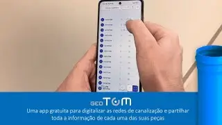 geoTOM&reg; - Geolocalize todos os elementos das suas redes de condu&ccedil;&atilde;o de &aacute;gua