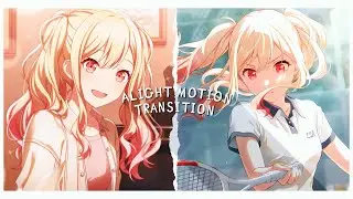 pixel polly transition | tutorial alight motion