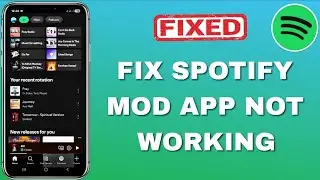 How To Fix Spotify Premium MOD Apk 2026 (Working Method 100% )