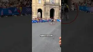 Dia mengganti sepeda di tengah pertandingan! 🤯😱