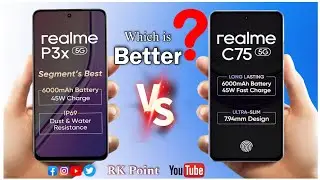 Realme p3x 5g  vs realme c75 !! Realme c75 vs Realme P3X Review Unboxing #tech #review #smartphone 