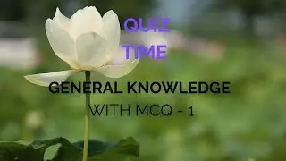 Quiz Time General knowledge with mcq #facebook #india #viral