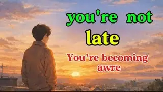 You&rsquo;re Not Late &ndash; You&rsquo;re Becoming Aware | Entrepreneur Mindset Motivation