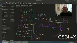 Camera Projection Matrix and View Frustum Culling