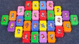 Rainbow Paw Patrol Clay Slime Coloring: Ryder, Chase, Marshall Satisfying ASMR Video✨