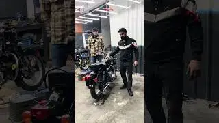 Proper look & proper old sound in battalion black bulllet 🙏🤩❤️#royalenfield #rbwshop #battalion