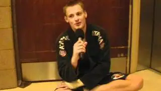 Aaron Derrow after fight vs Andrew Keehn