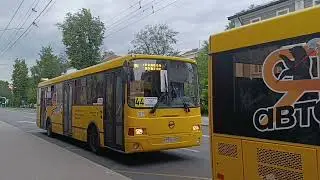 Автобус ЛиАЗ-5256.53 № к3039 на остановке Республиканская улица в Ярославле
