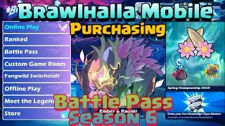 Purchasing Battle Pass Season 6 Brawlhalla Mobile | Fangwild Battle Pass
