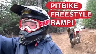 INSANE PIT BIKE FREESTYLE RAMP!! (EP 29)