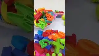 colors letters cups